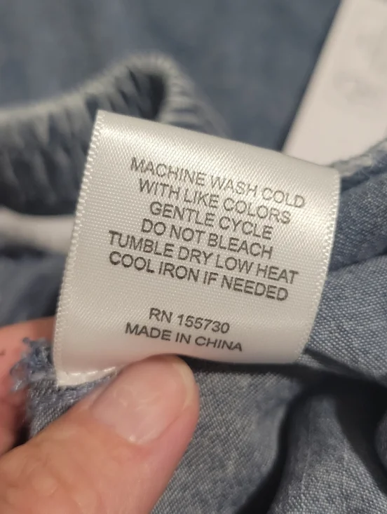 Jane And Delancey High-Rise Lyocell Denim Chambray Wide-leg Pants Size XL NWT - Picture 13 of 13